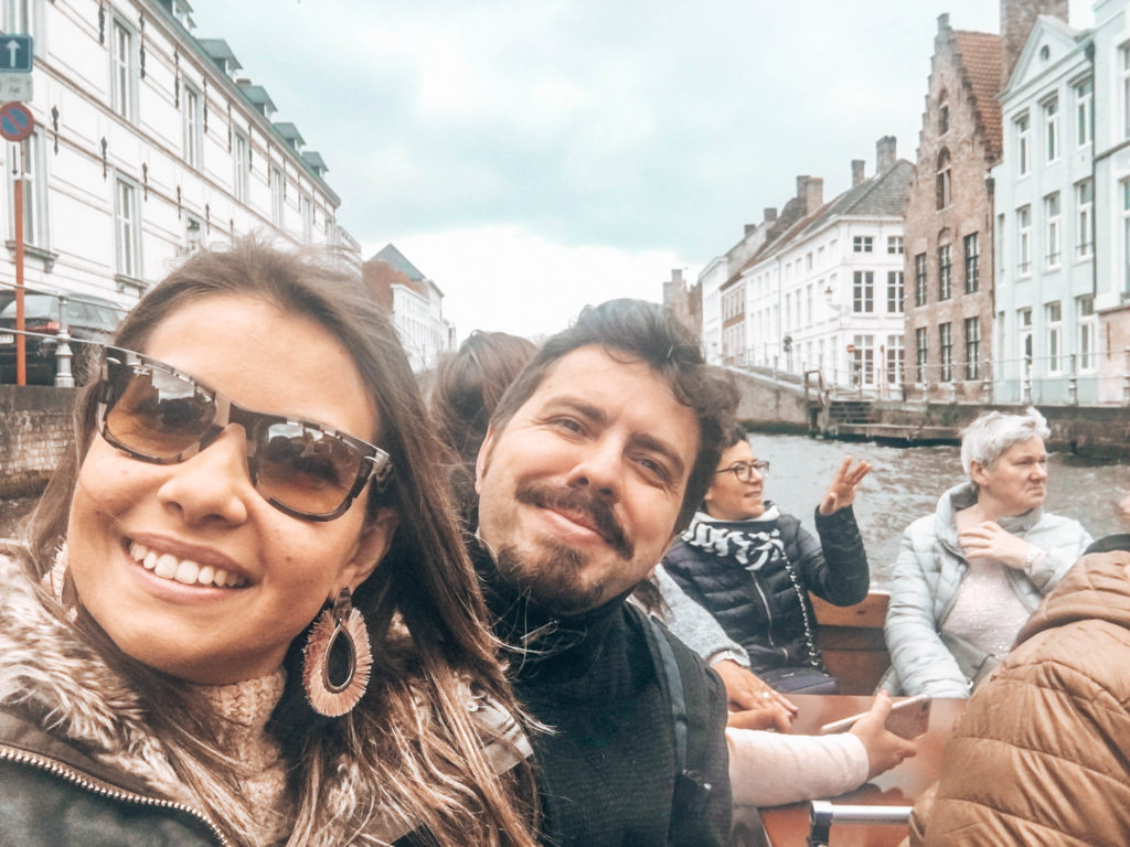 Brugge'da Gezilecek Yerler - Kanal Turu yaparken