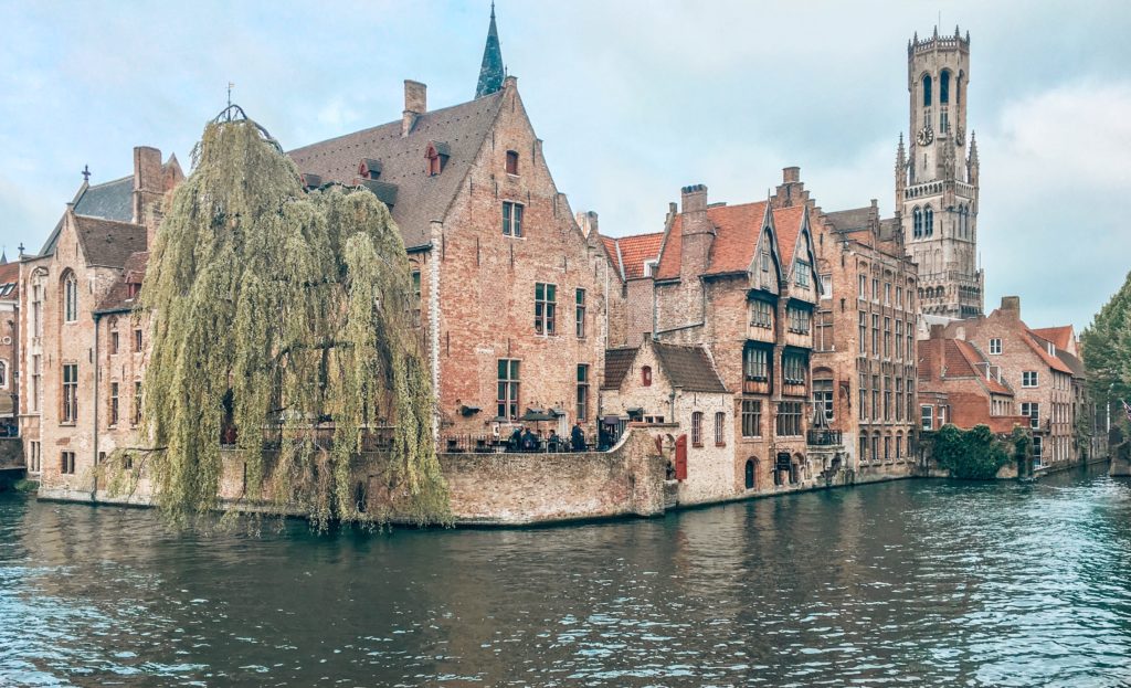 Brugge'da Gezilecek Yerler - Rozenhoedkaai manzarası
