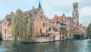 Rozenhoedkaai Bruj Brugge Brugges Belçika Belgium