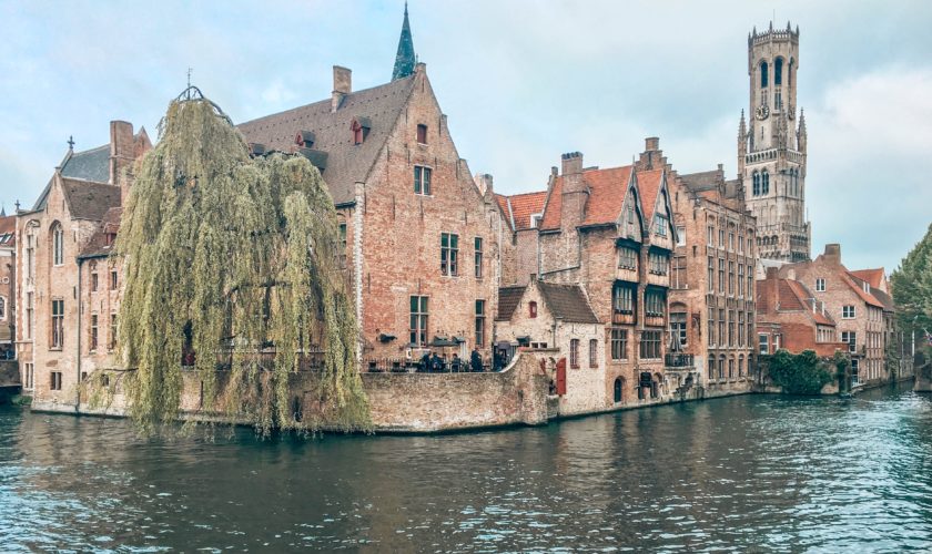 Rozenhoedkaai Bruj Brugge Brugges Belçika Belgium