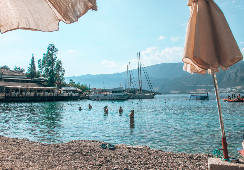 Kaş gezilecek yerler -Bilal'in Yeri Beach