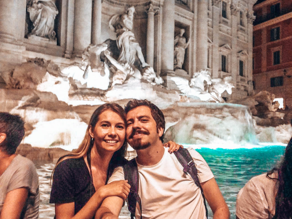 Rome Fontana Di Trevi Italy