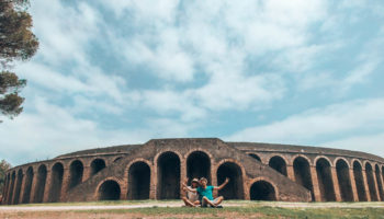 Pompei Antik Şehri Amfi Tiyatro