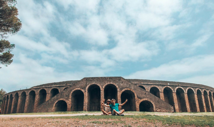 Pompei Antik Şehri Amfi Tiyatro