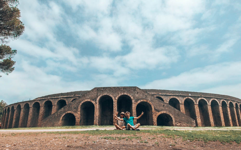 Pompei Antik Şehri Amfi Tiyatro
